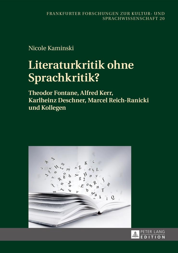Vorderes Coverbild Literaturkritik ohne Sprachkritik?