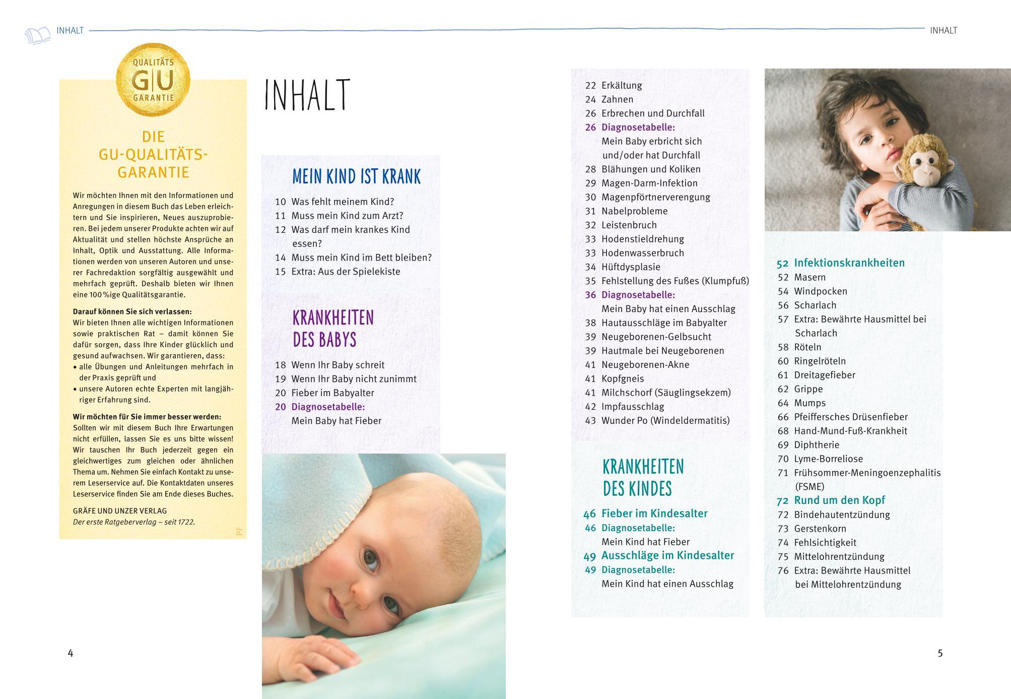 Beispielinhalt (Bild) Kinderkrankheiten