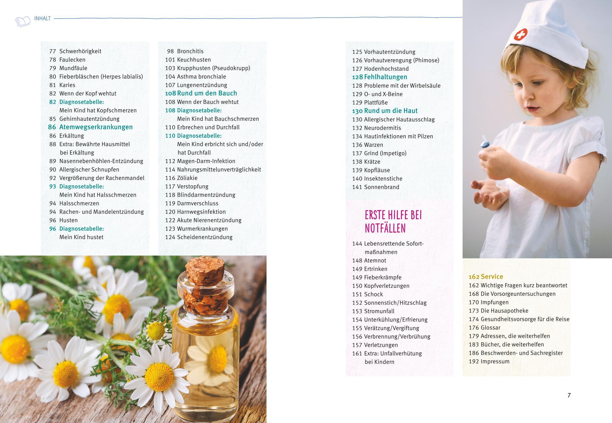 Beispielinhalt (Bild) Kinderkrankheiten