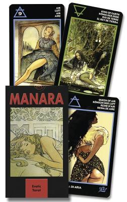 Vorderes Coverbild Manara Erotic Tarot