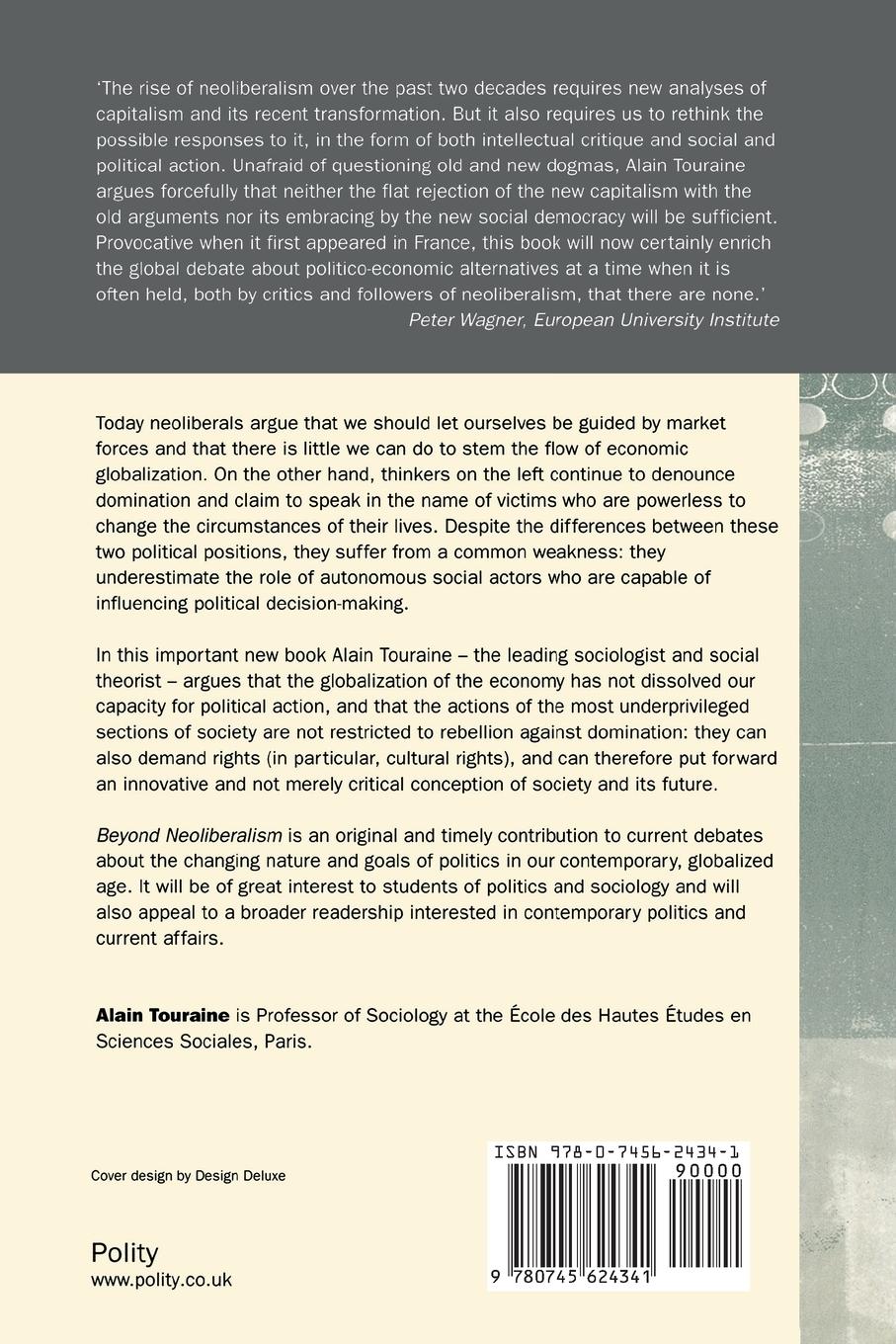 Rückseitencover Beyond Neoliberalism