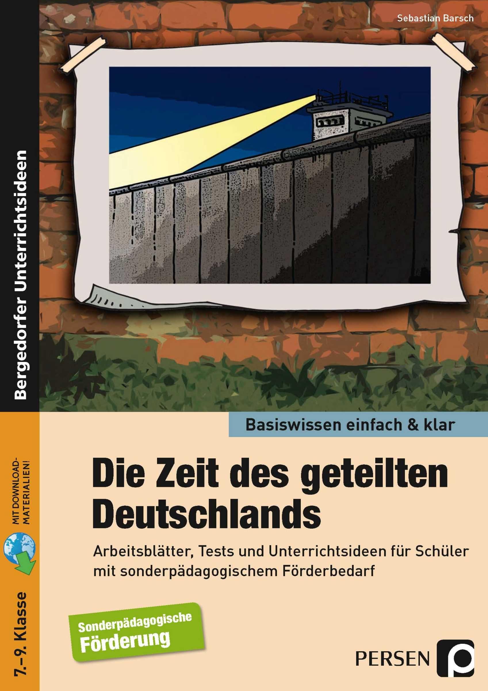 Vorderes Coverbild Zeit des geteilten Deutschlands - einfach & klar