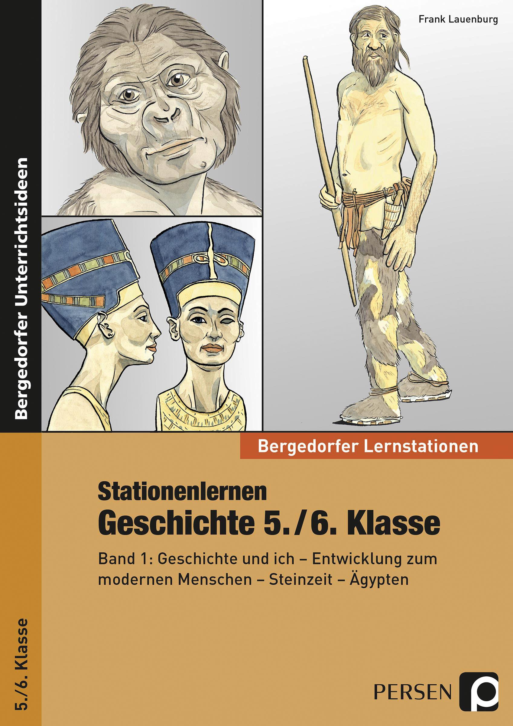 Vorderes Coverbild Stationenlernen Geschichte 5./6. Klasse - Band 1