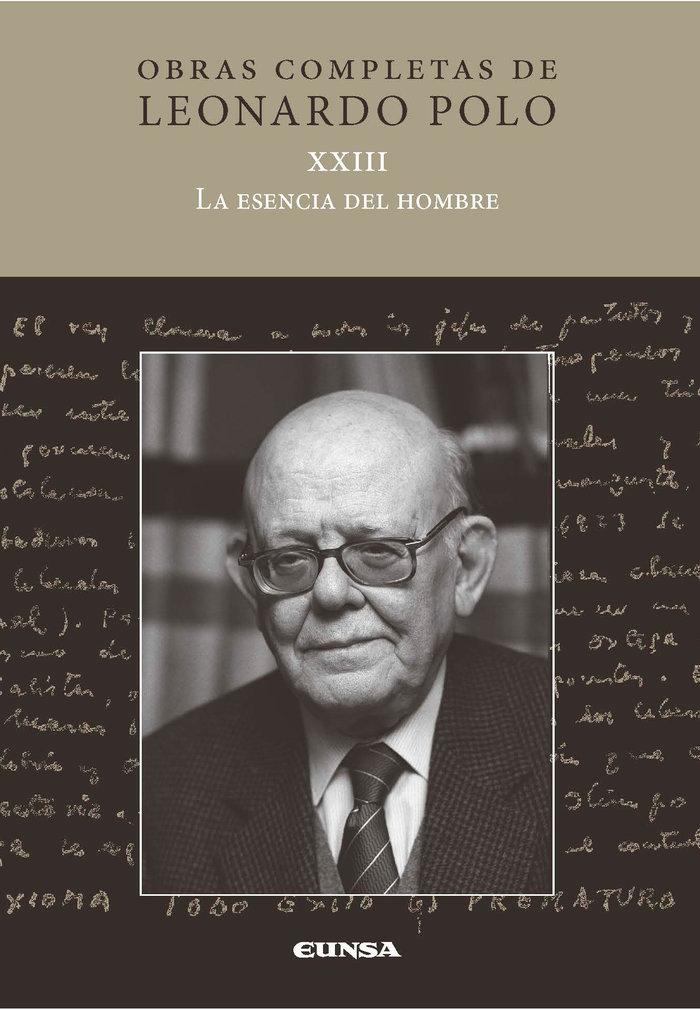 Vorderes Coverbild La esencia del hombre