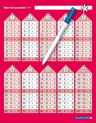 Vorderes Coverbild Mein Divisionsfeld mit Stift