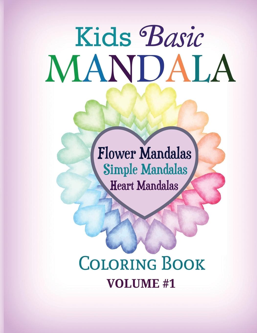 Vorderes Coverbild Kids Basic Mandala Coloring Book