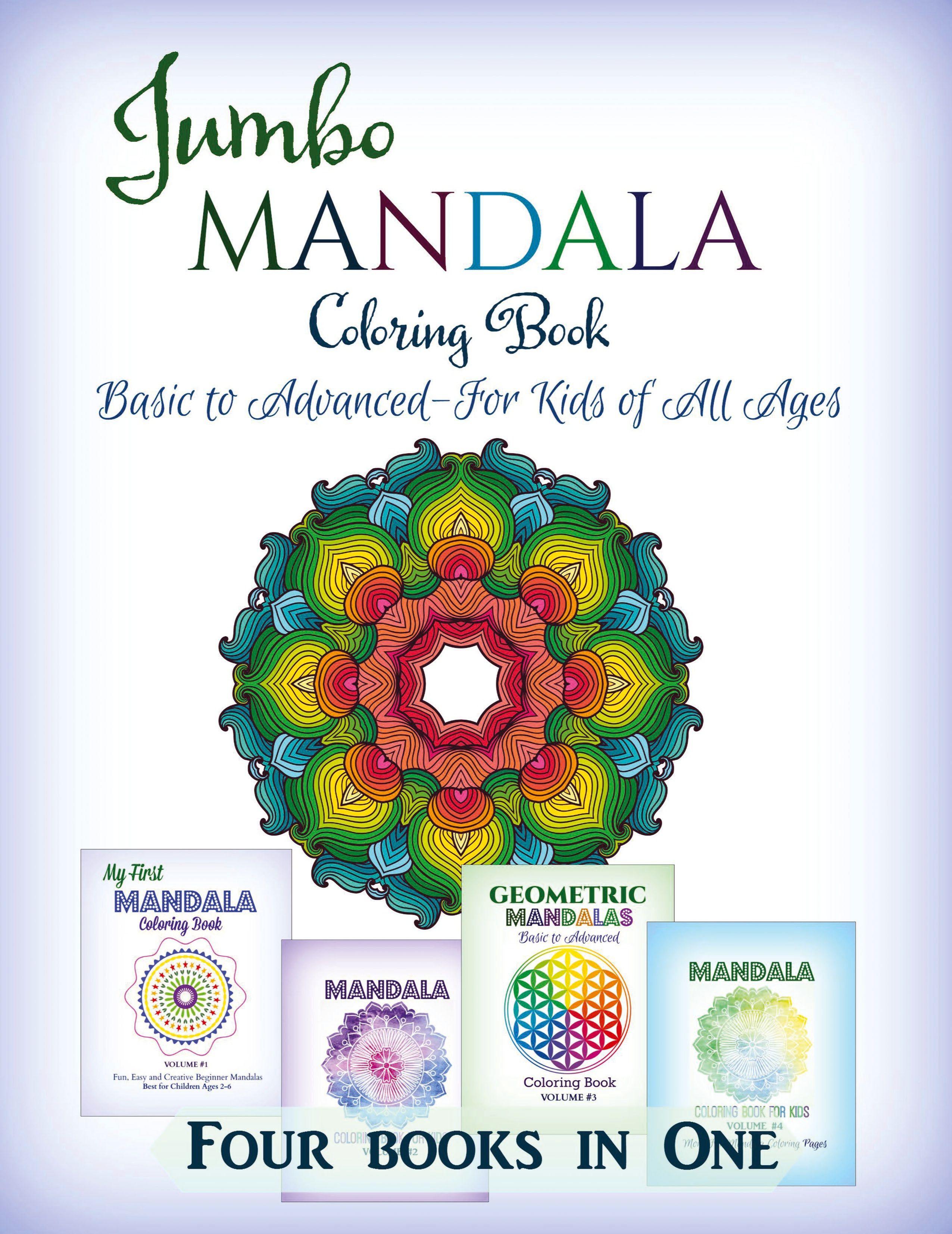 Vorderes Coverbild Jumbo Mandala Coloring Book