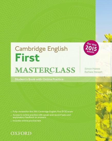 Vorderes Coverbild Cambridge English: First Masterclass: Student's Book and Online Practice Pack