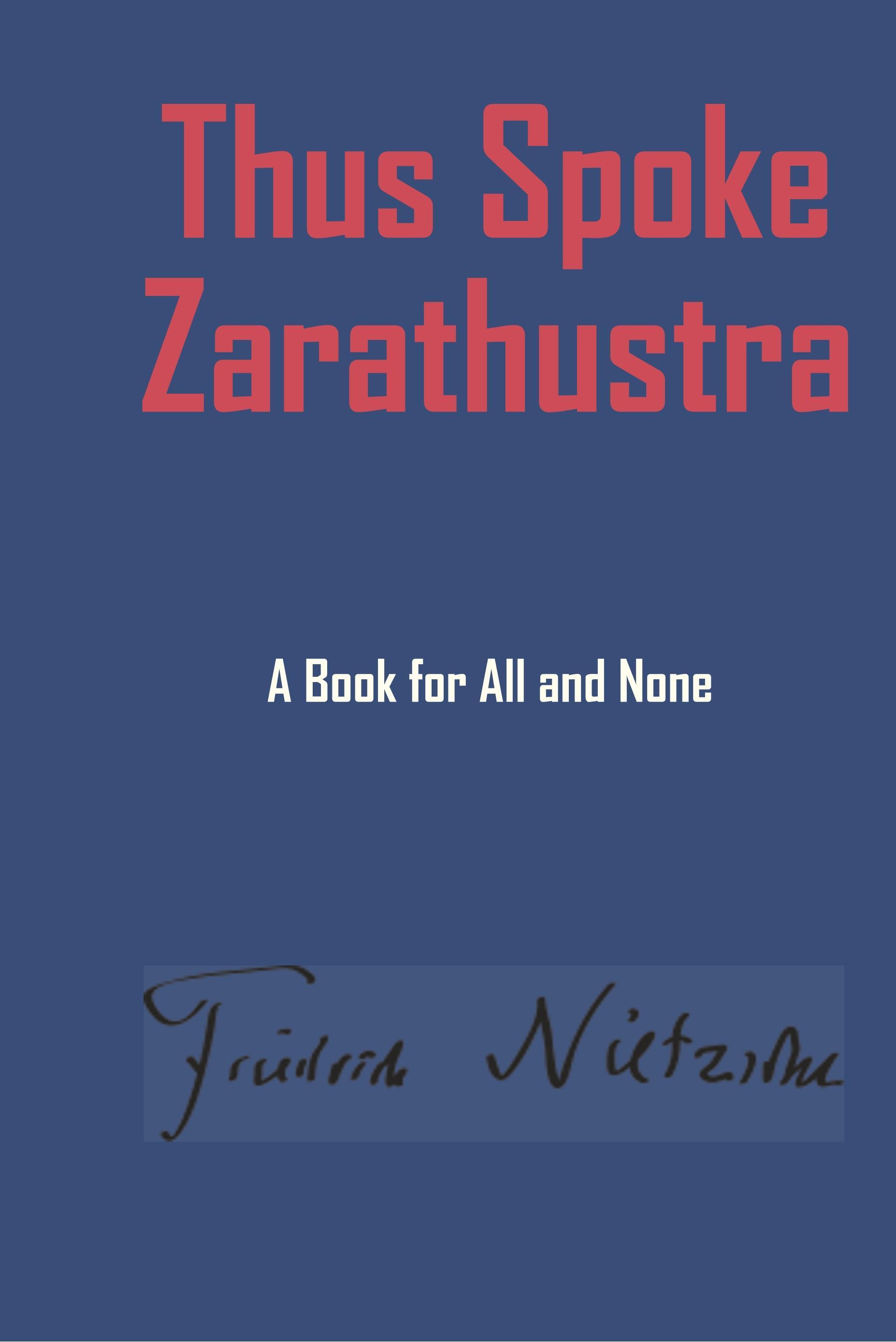 Vorderes Coverbild Thus Spake Zarathustra