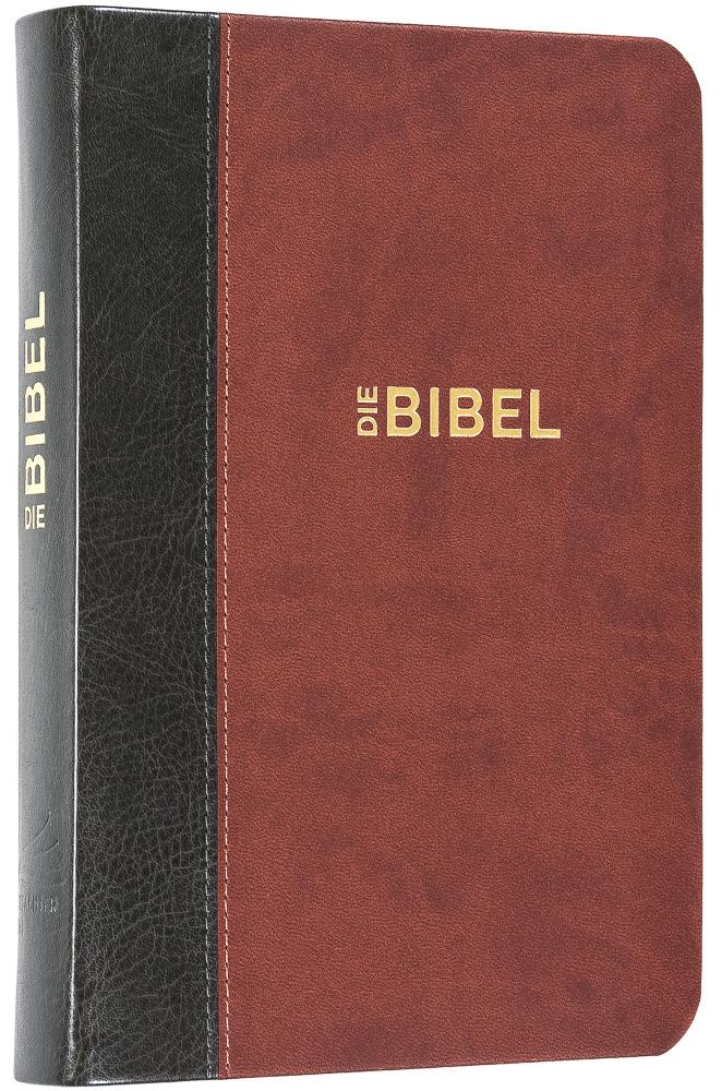 Vorderes Coverbild Schlachter 2000 Bibel - Taschenausgabe (Softcover, grau/braun)
