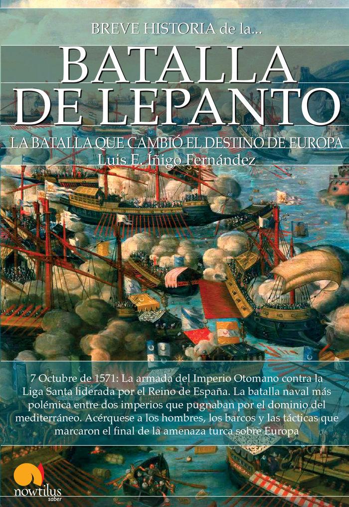 Vorderes Coverbild Breve historia de la Batalla de Lepanto