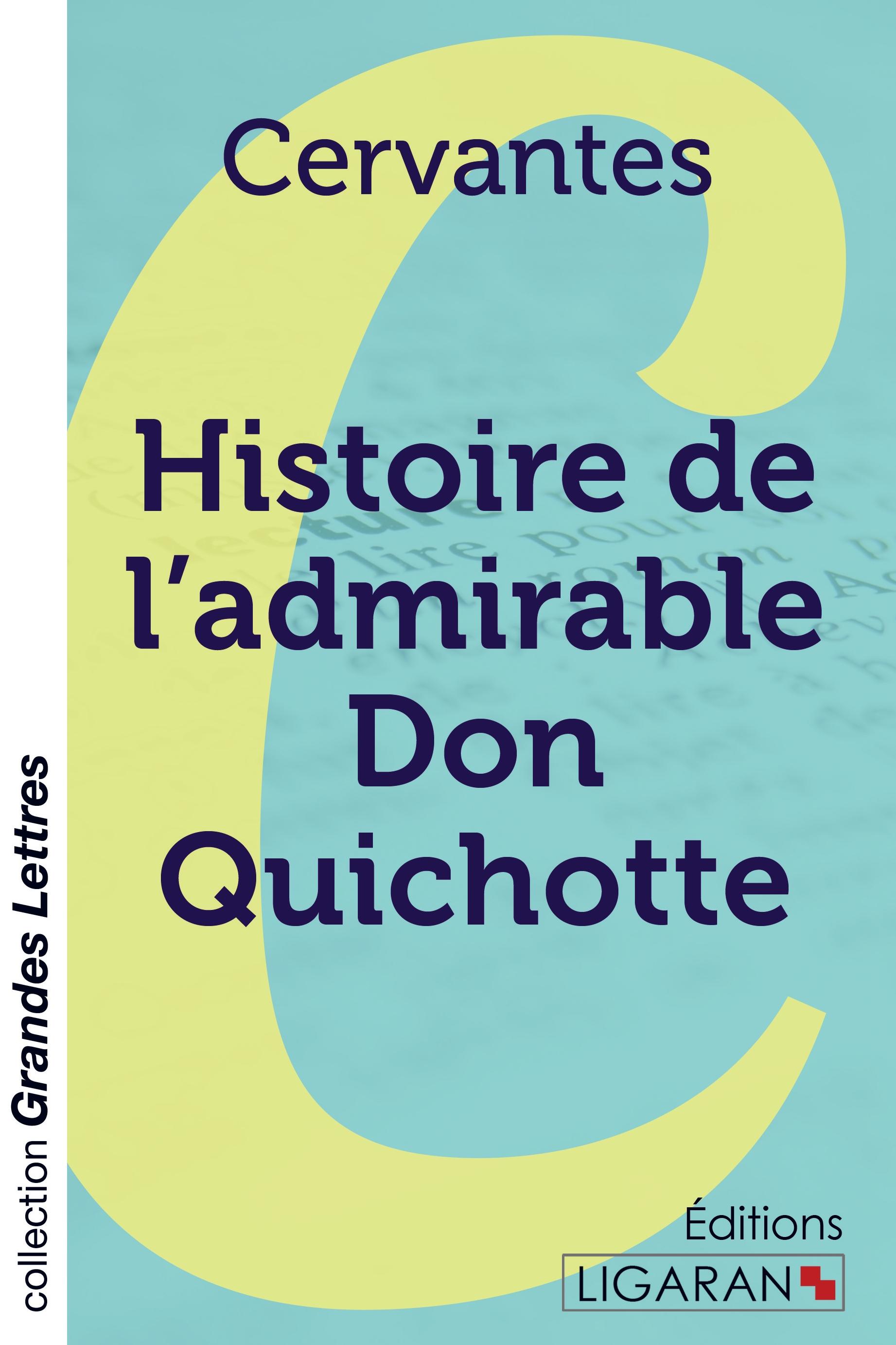 Vorderes Coverbild Histoire de l'admirable Don Quichotte de la Manche (grands caractères)