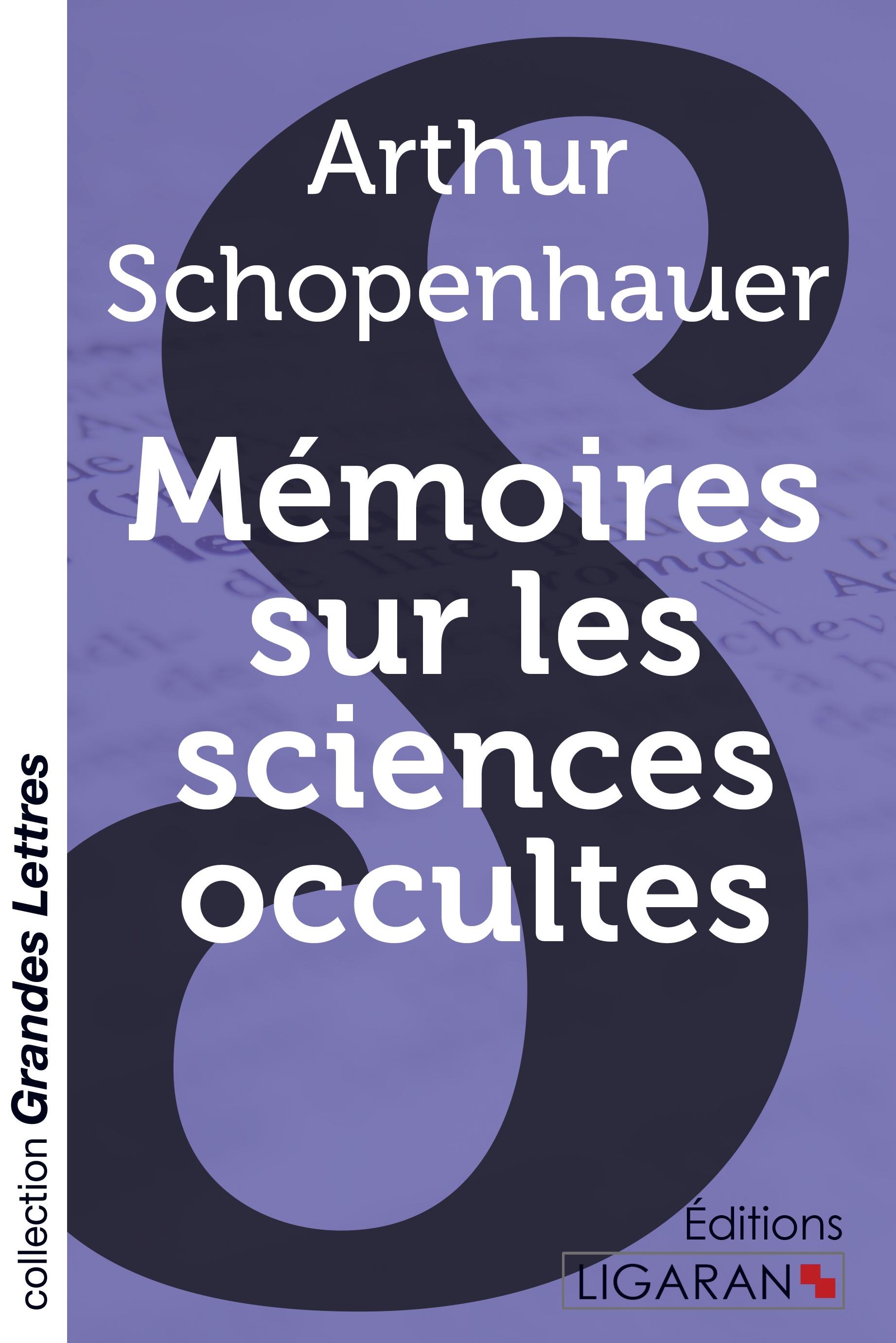 Vorderes Coverbild Mémoires sur les sciences occultes (grands caractères)