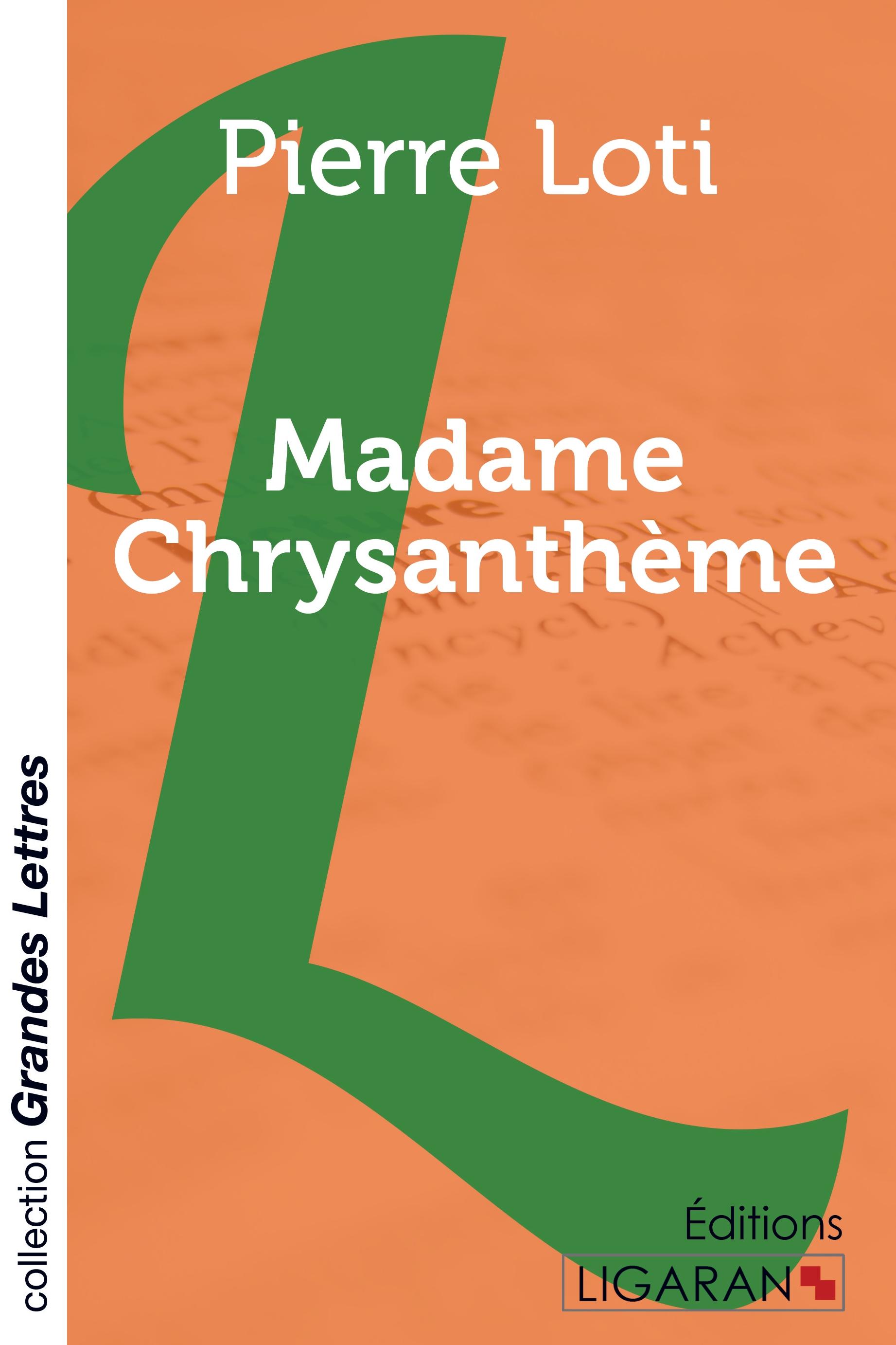 Vorderes Coverbild Madame Chrysanthème (grands caractères)