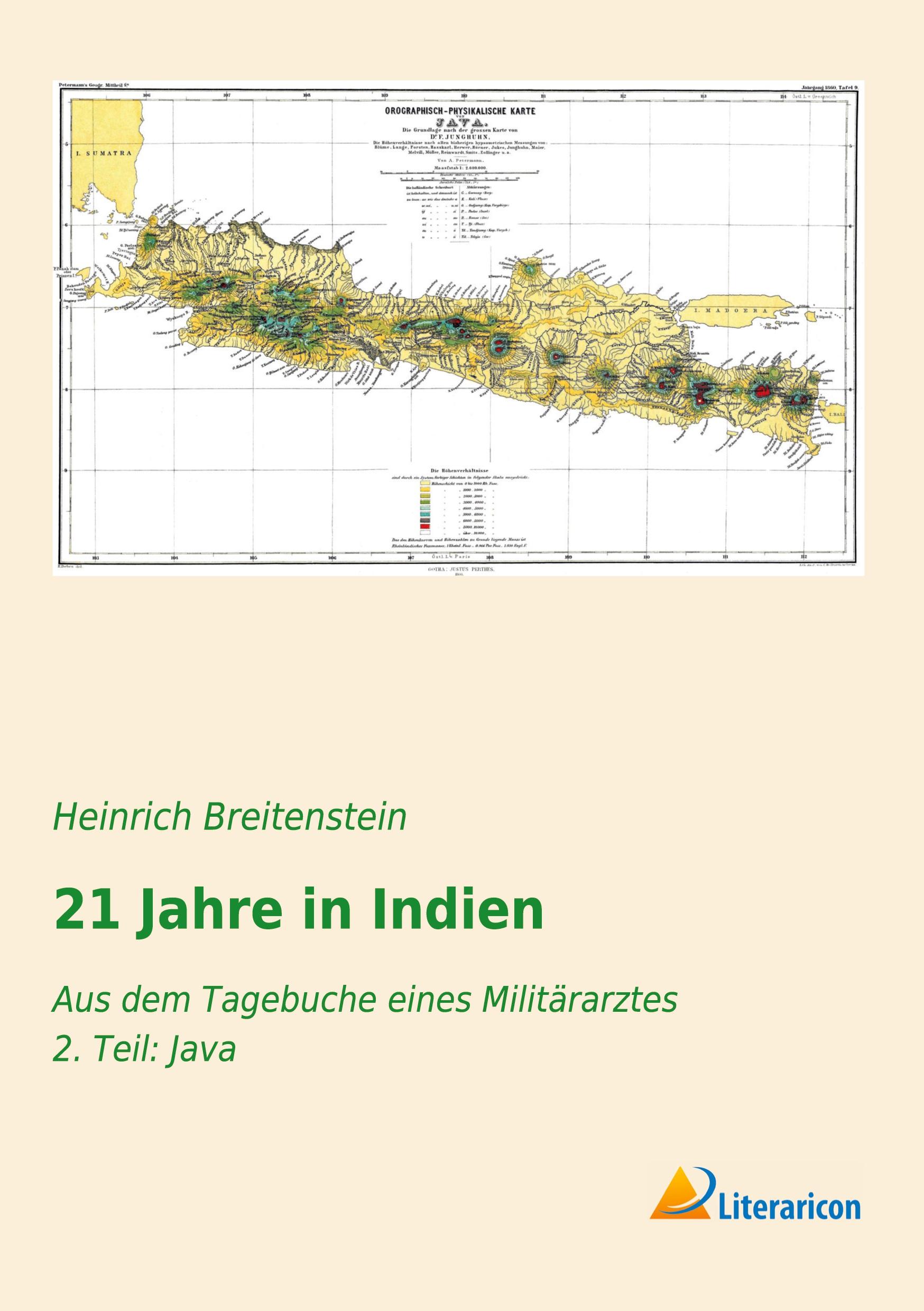 Vorderes Coverbild 21 Jahre in Indien