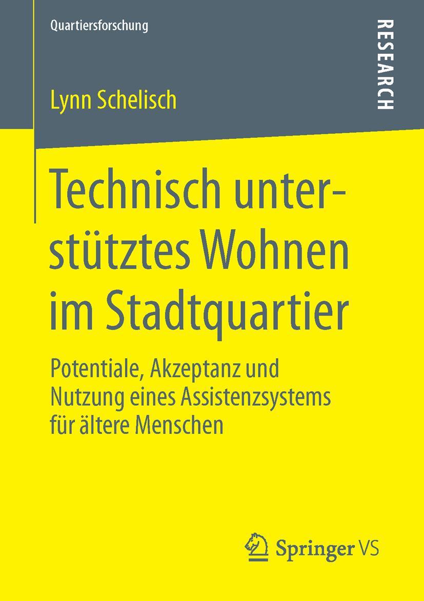 Vorderes Coverbild Technisch unterstütztes Wohnen im Stadtquartier