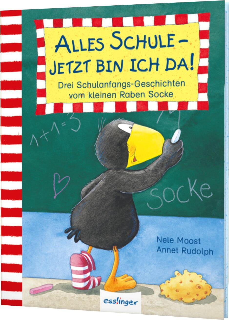 Vorderes Coverbild Der kleine Rabe Socke: Alles Schule - jetzt bin ich da! Drei Schulanfangs-Geschichten vom kleinen Raben Socke