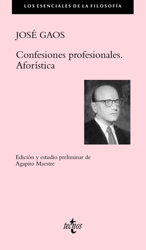 Vorderes Coverbild Confesiones profesionales : aforística