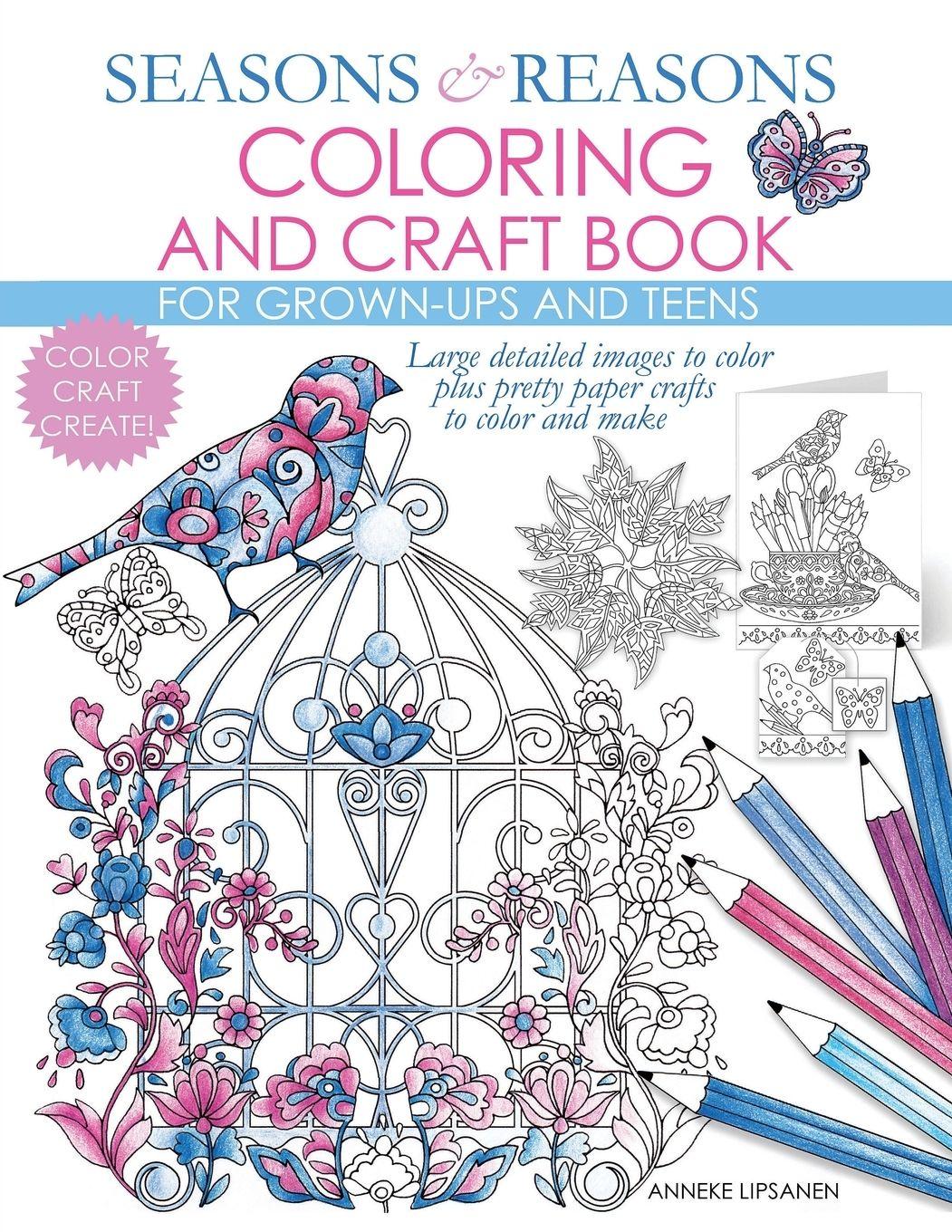 Vorderes Coverbild Seasons And Reasons Coloring And Craft Book