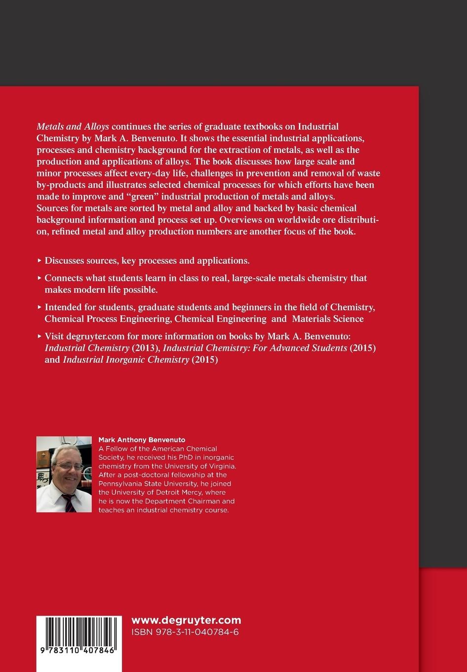 Rückseitencover Metals and Alloys