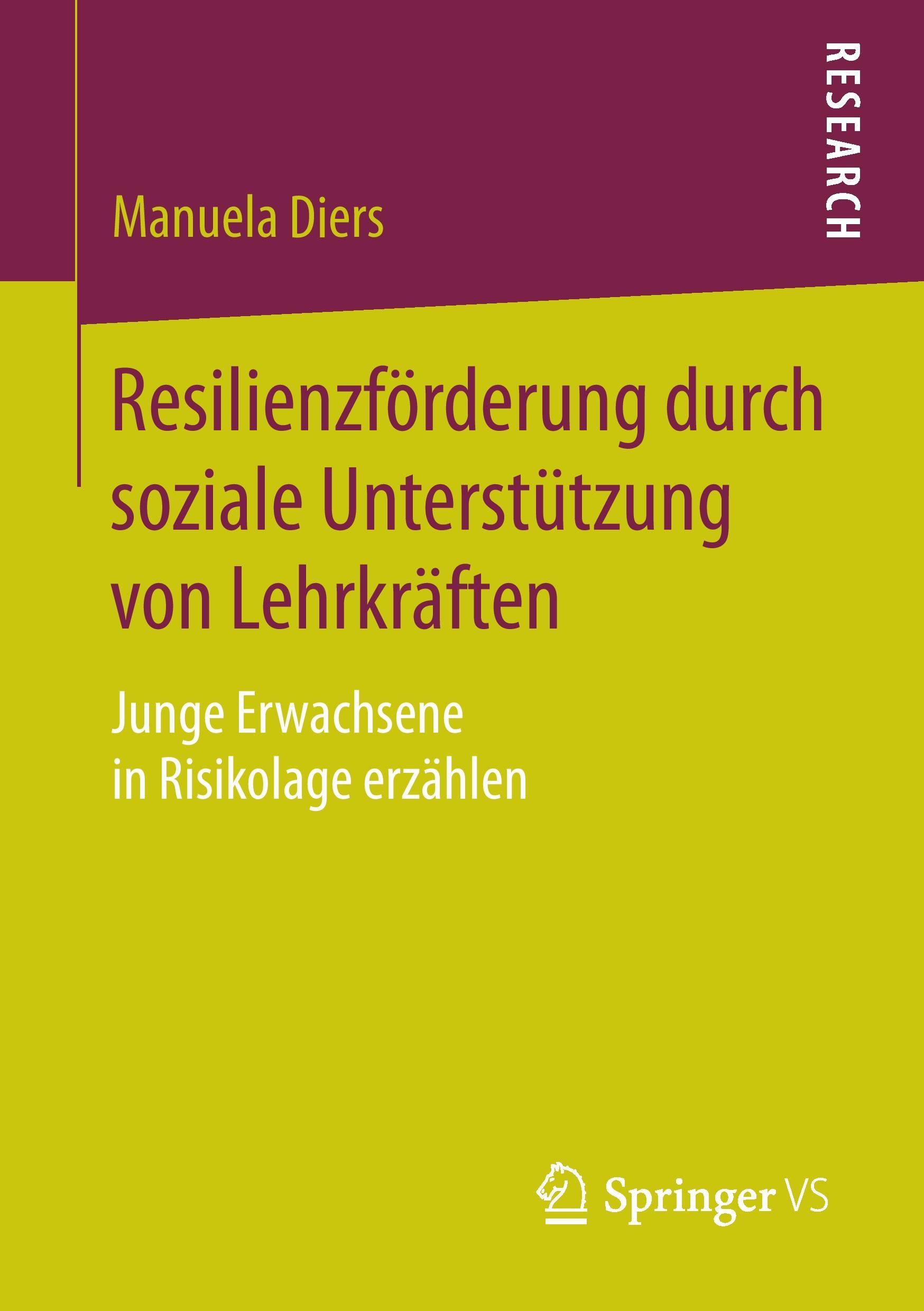 Vorderes Coverbild Resilienzförderung durch soziale Unterstützung von Lehrkräften