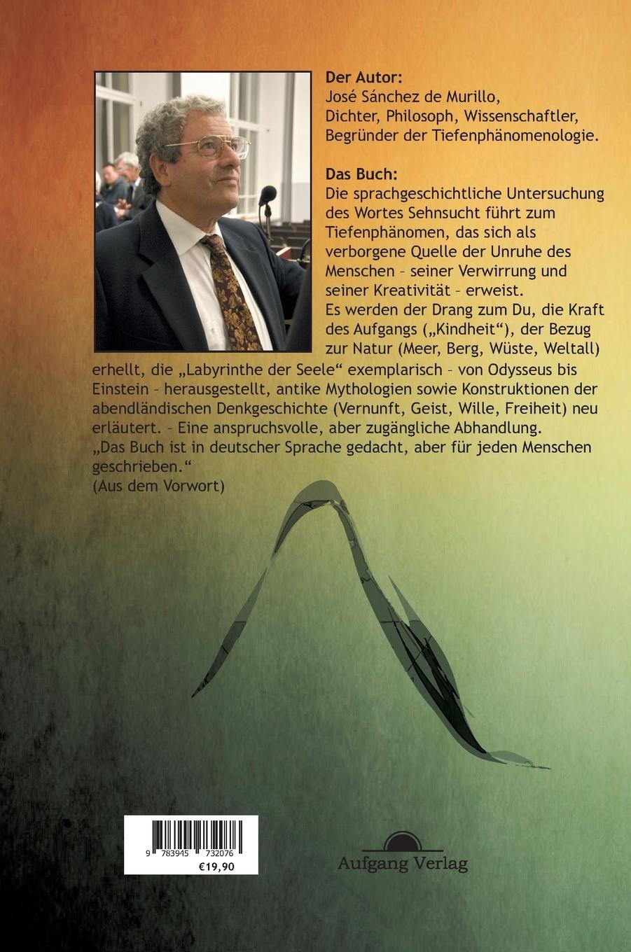 Rückseitencover Über die Sehnsucht