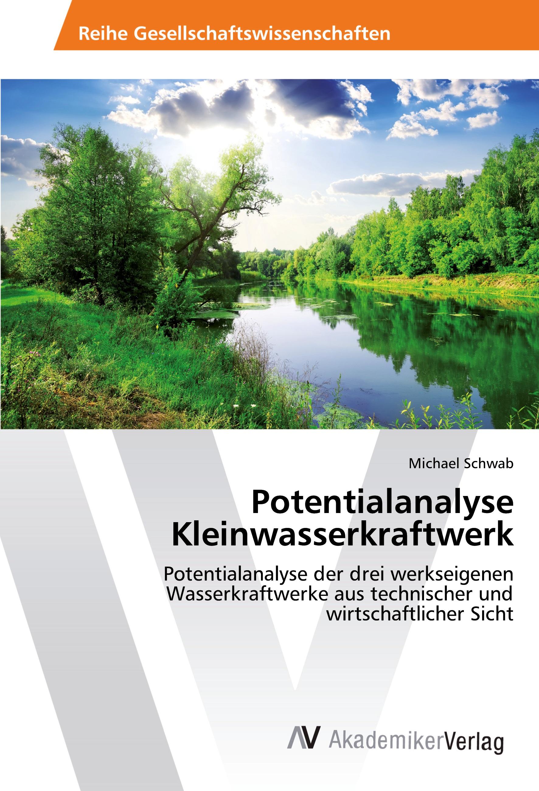 Vorderes Coverbild Potentialanalyse Kleinwasserkraftwerk