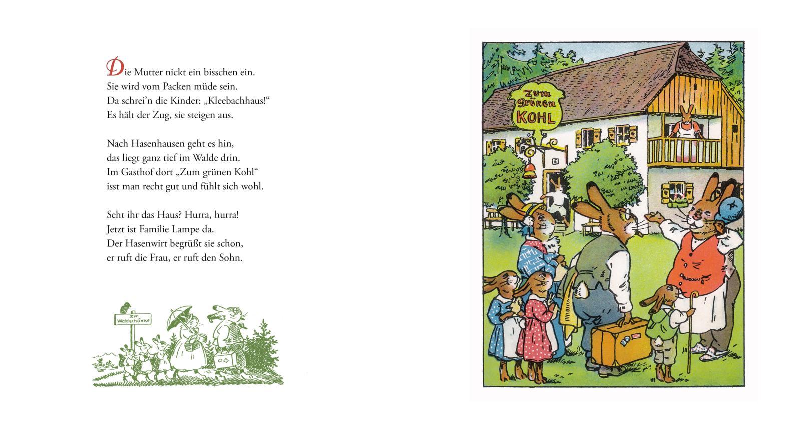 Beispielinhalt (Bild) Lampes Wochenende - Relaunch. Ein lustiger Hasen-Ausflug