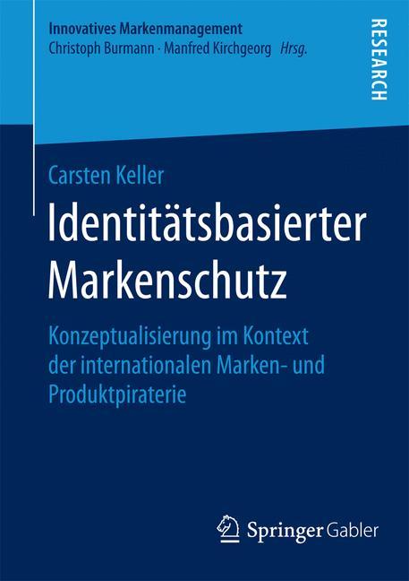 Vorderes Coverbild Identitätsbasierter Markenschutz