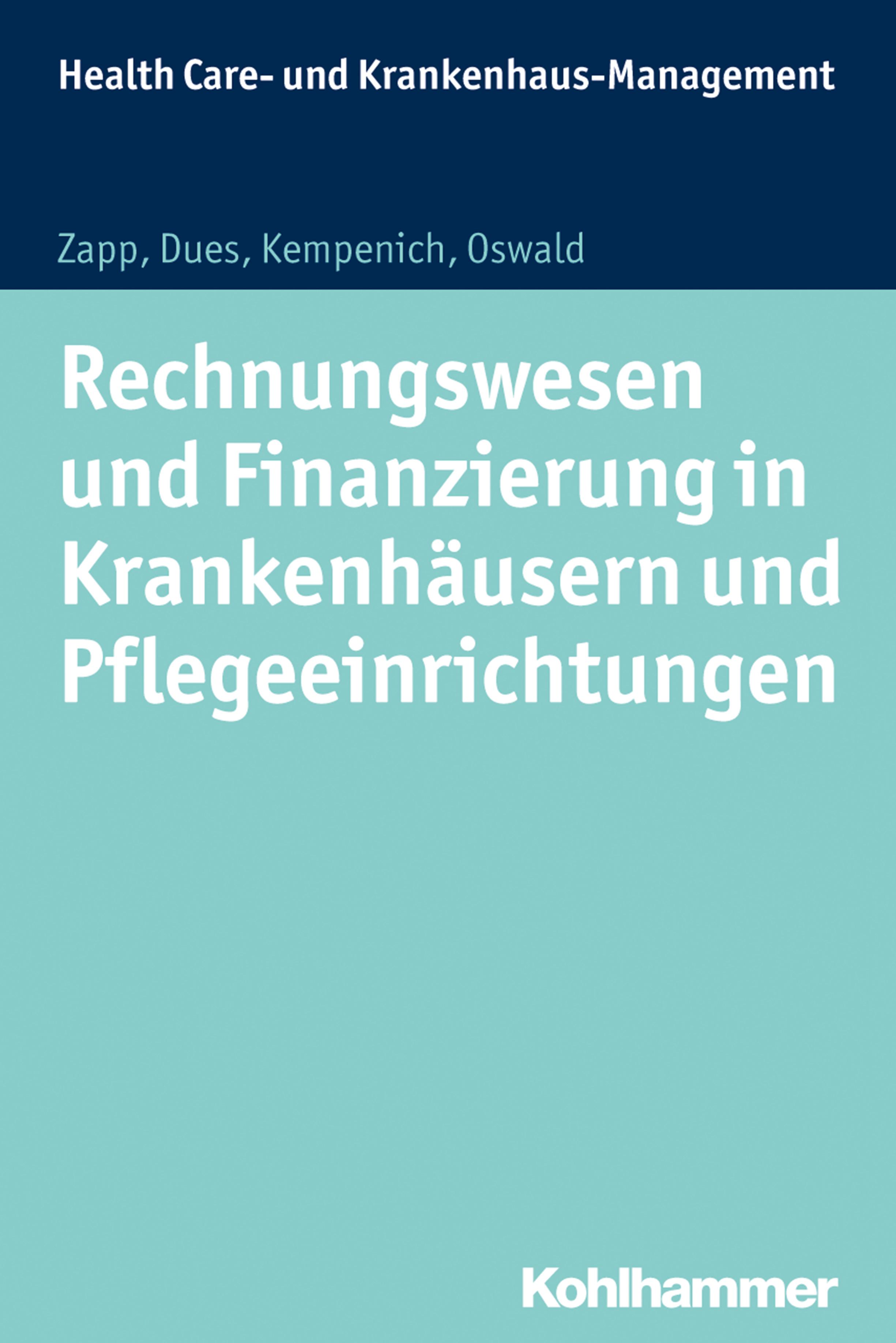 Vorderes Coverbild Rechnungswesen und Finanzierung in Krankenhäusern und Pflegeeinrichtungen