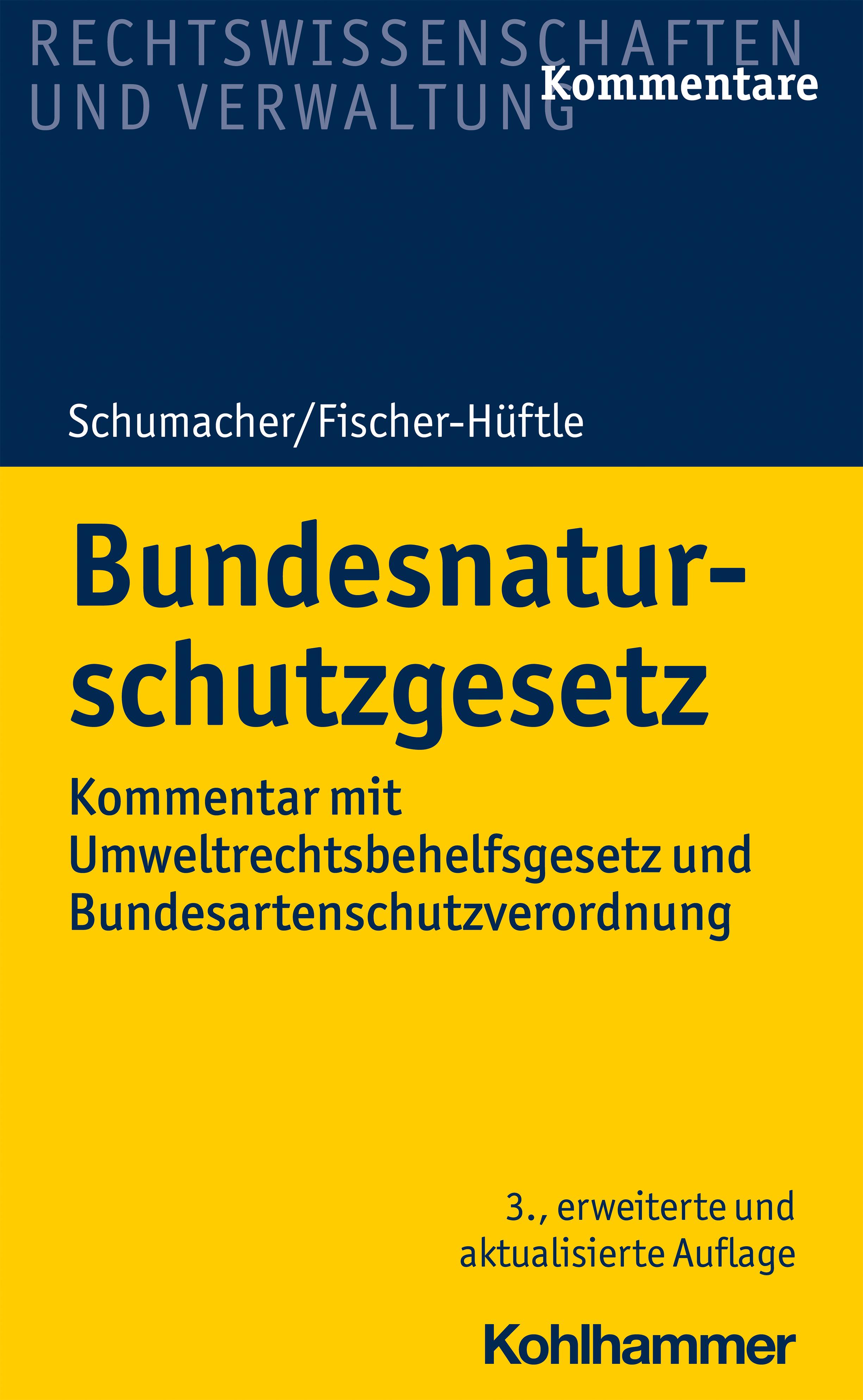 Vorderes Coverbild Schumacher, J: Bundesnaturschutzgesetz