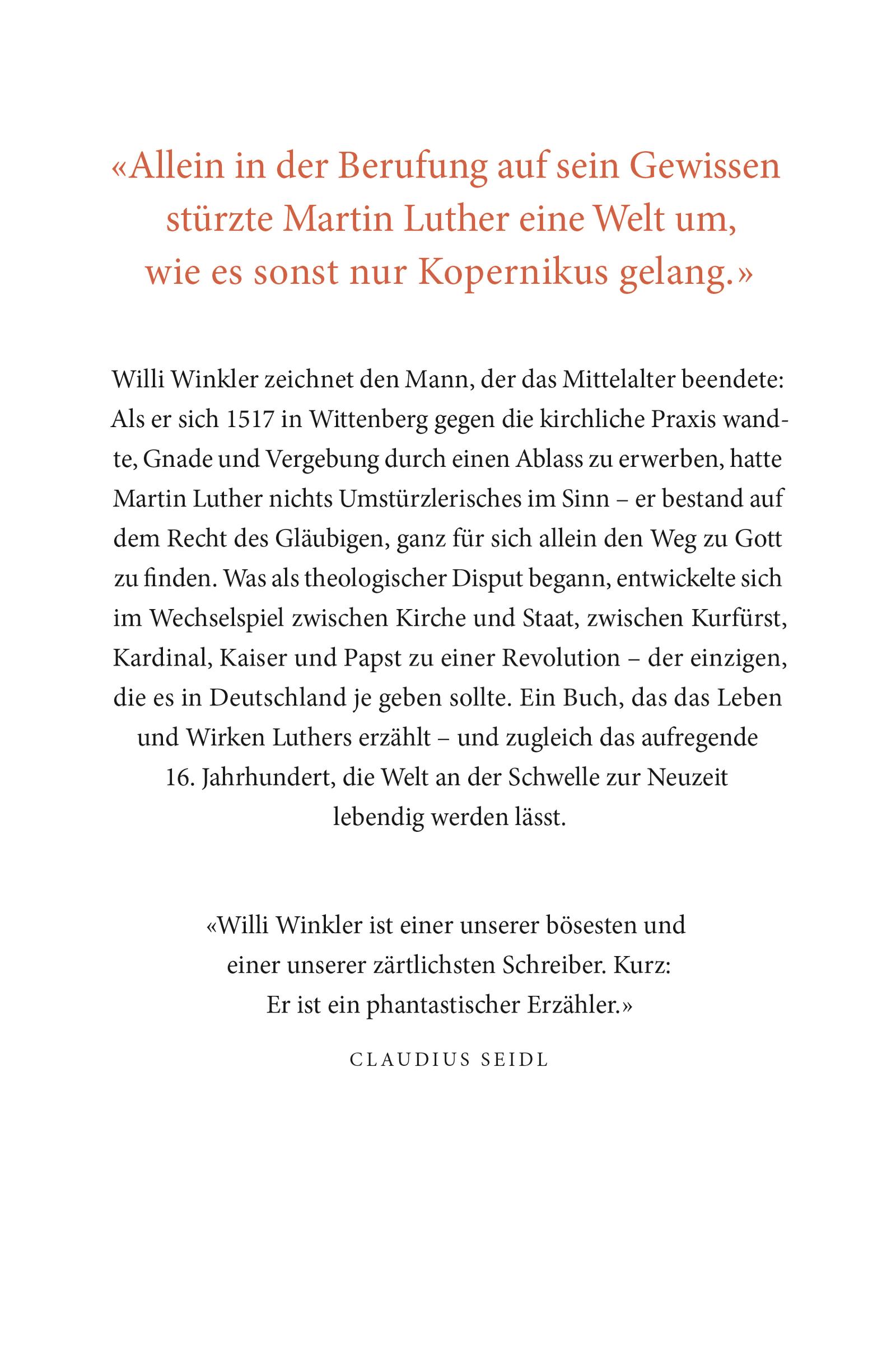 Rückseitencover Luther