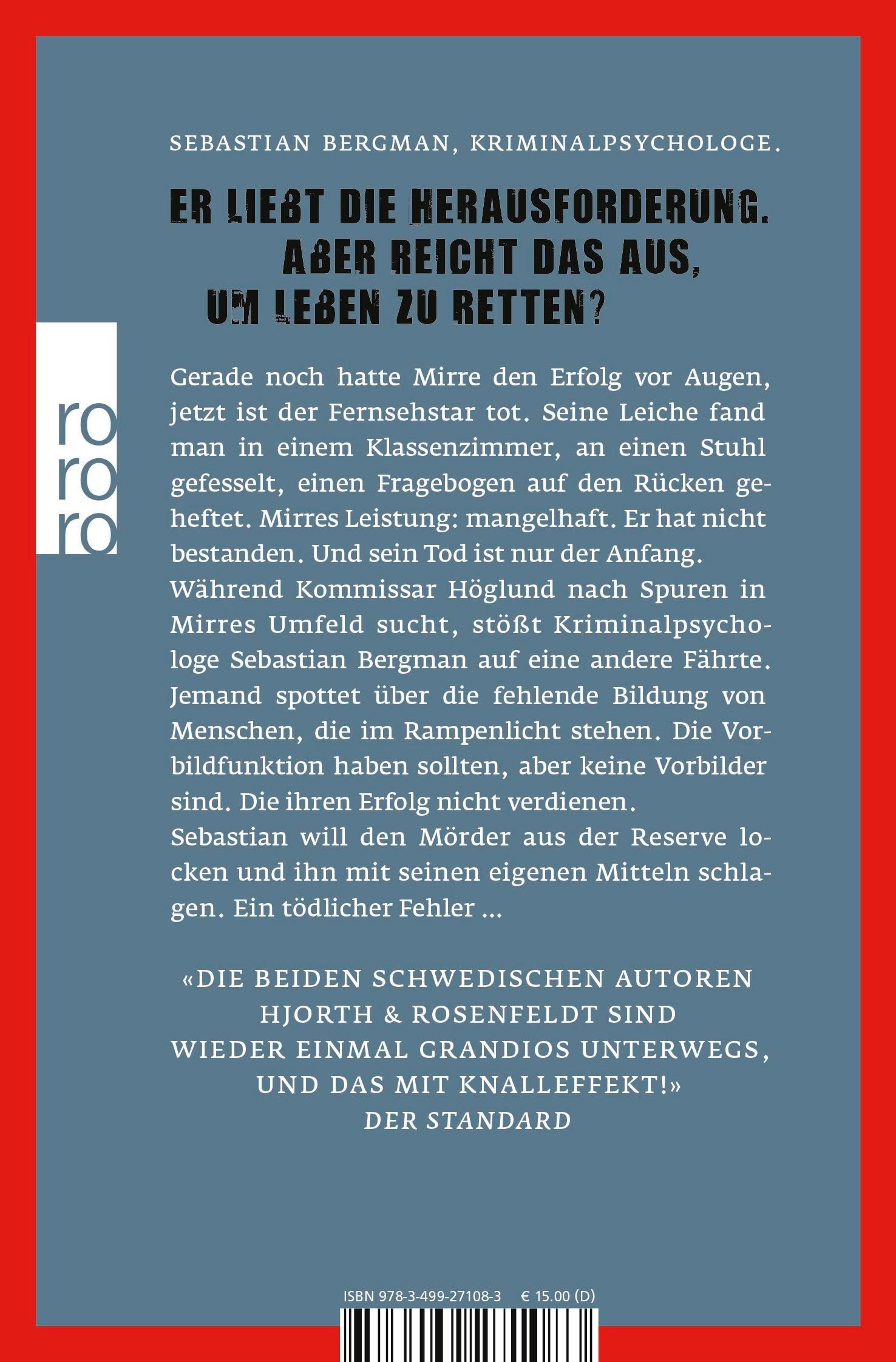 Rückseitencover Die Menschen, die es nicht verdienen