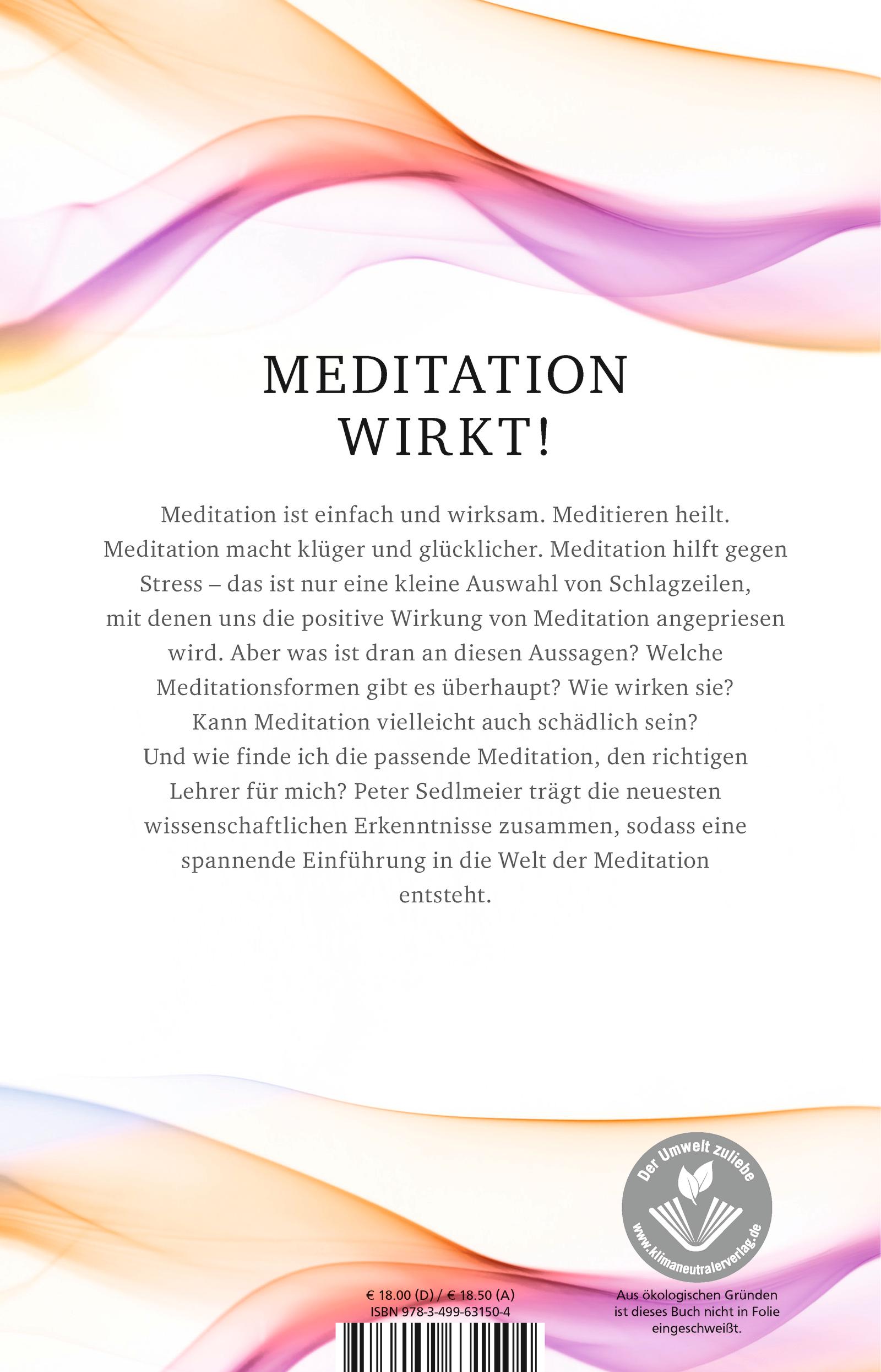 Rückseitencover Die Kraft der Meditation