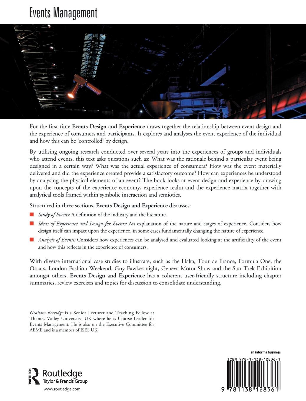 Rückseitencover Events Design and Experience