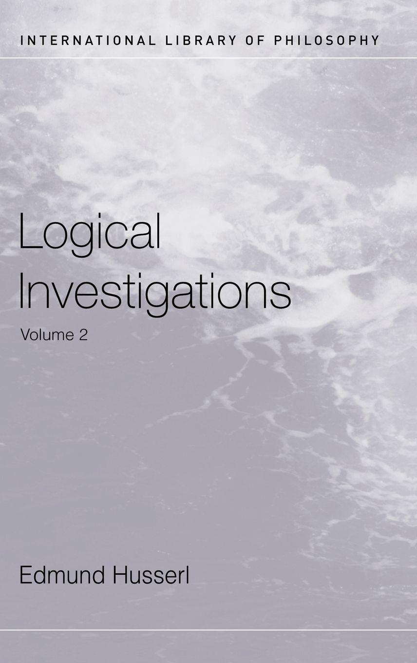 Vorderes Coverbild Logical Investigations Volume 2