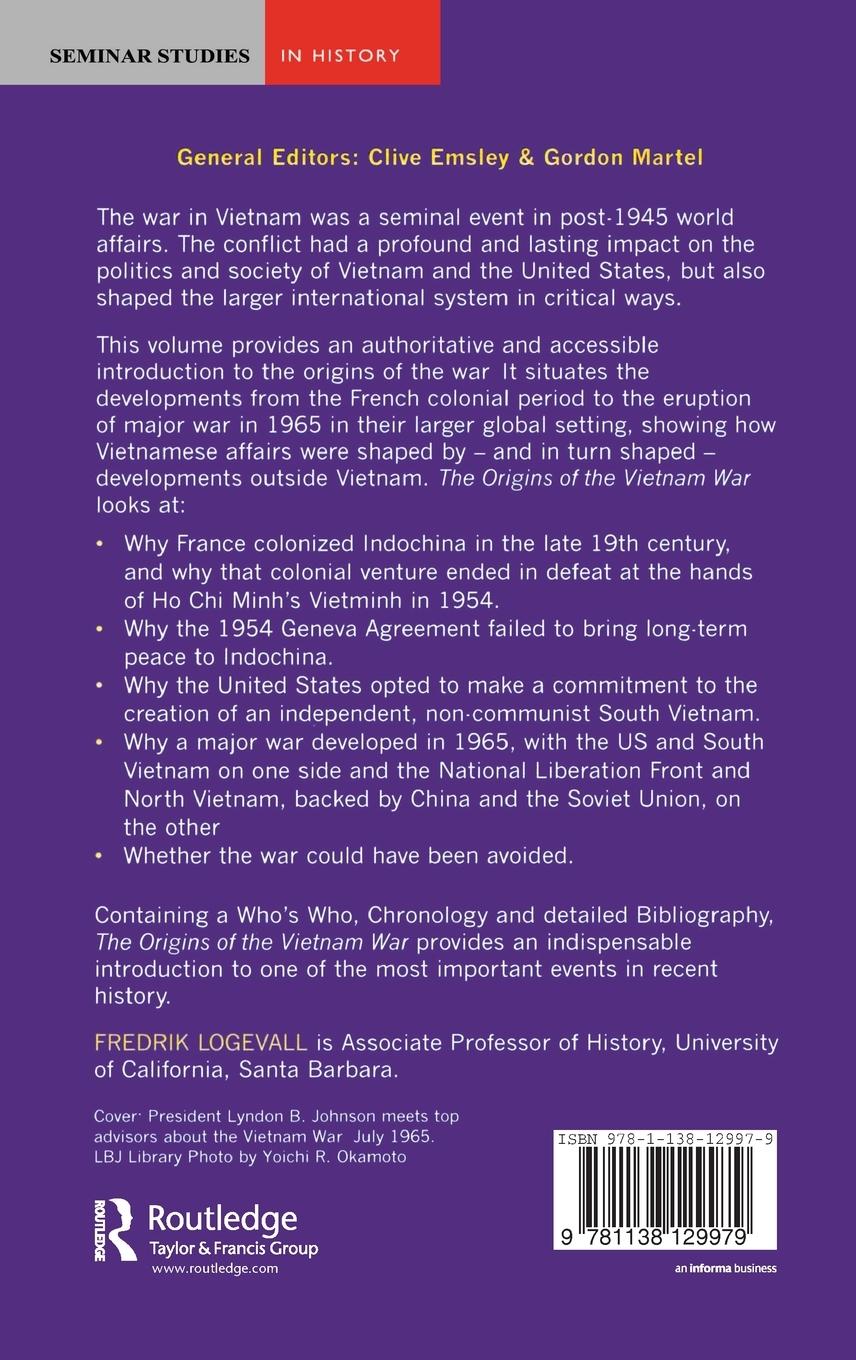 Rückseitencover The Origins of the Vietnam War