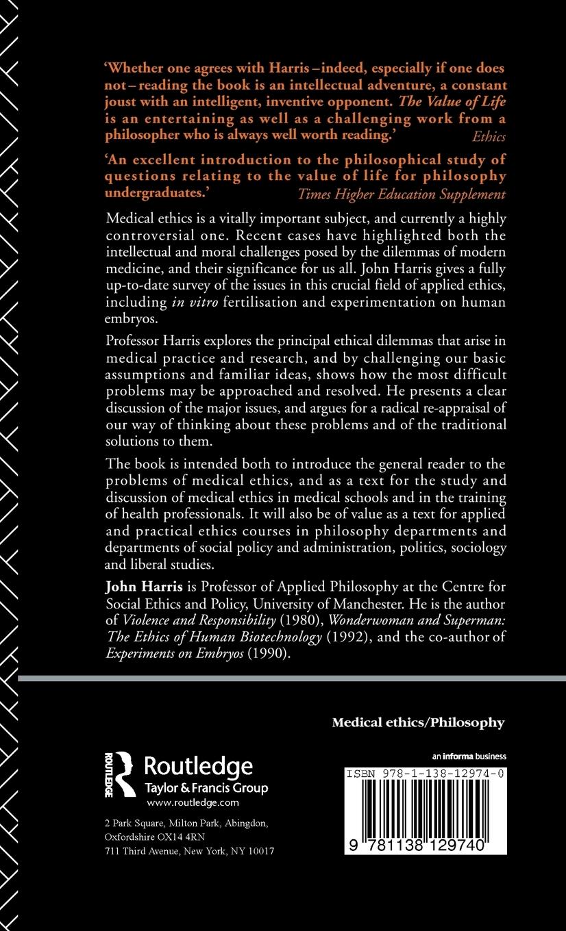 Rückseitencover The Value of Life