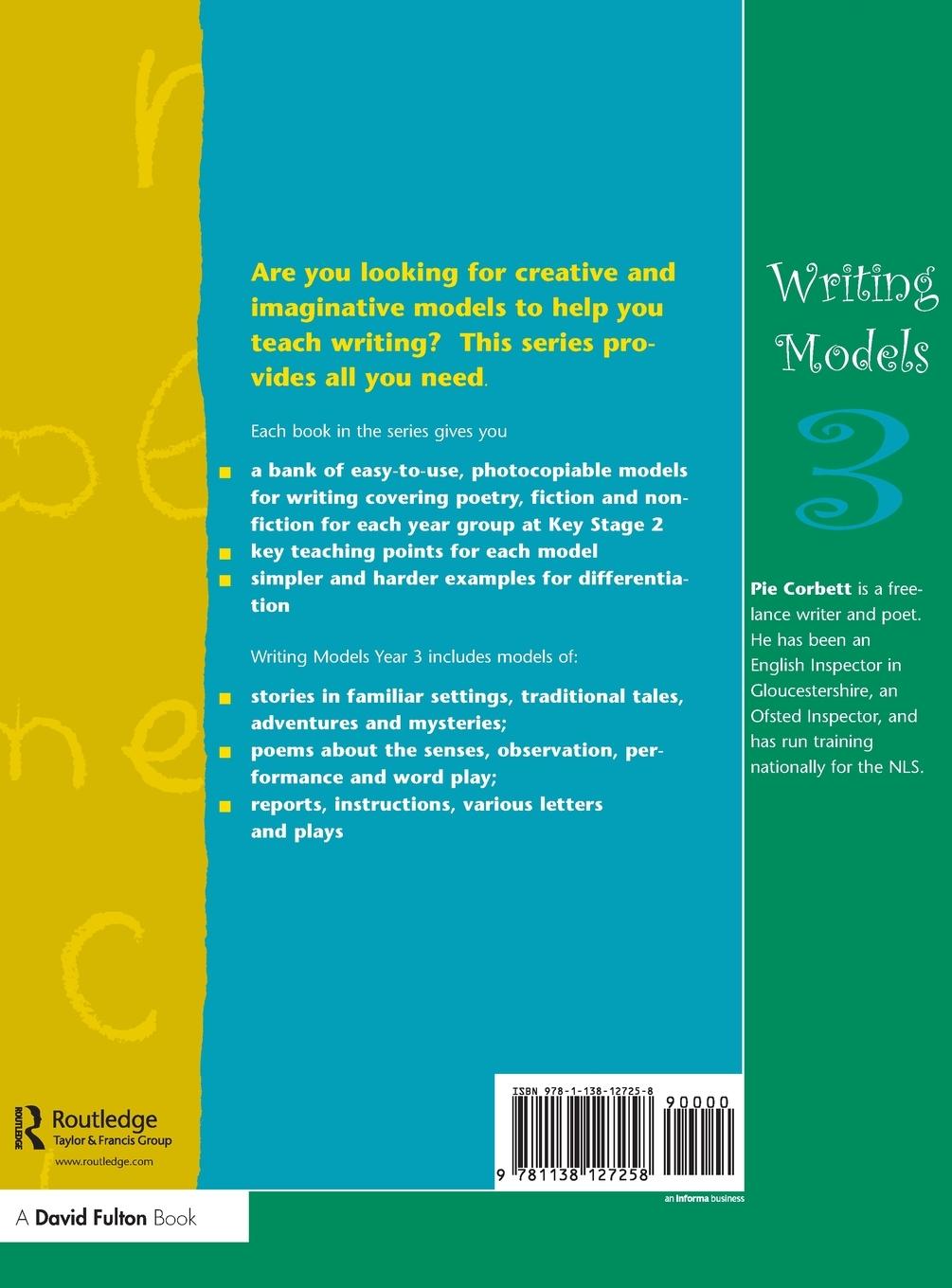 Rückseitencover Writing Models Year 3