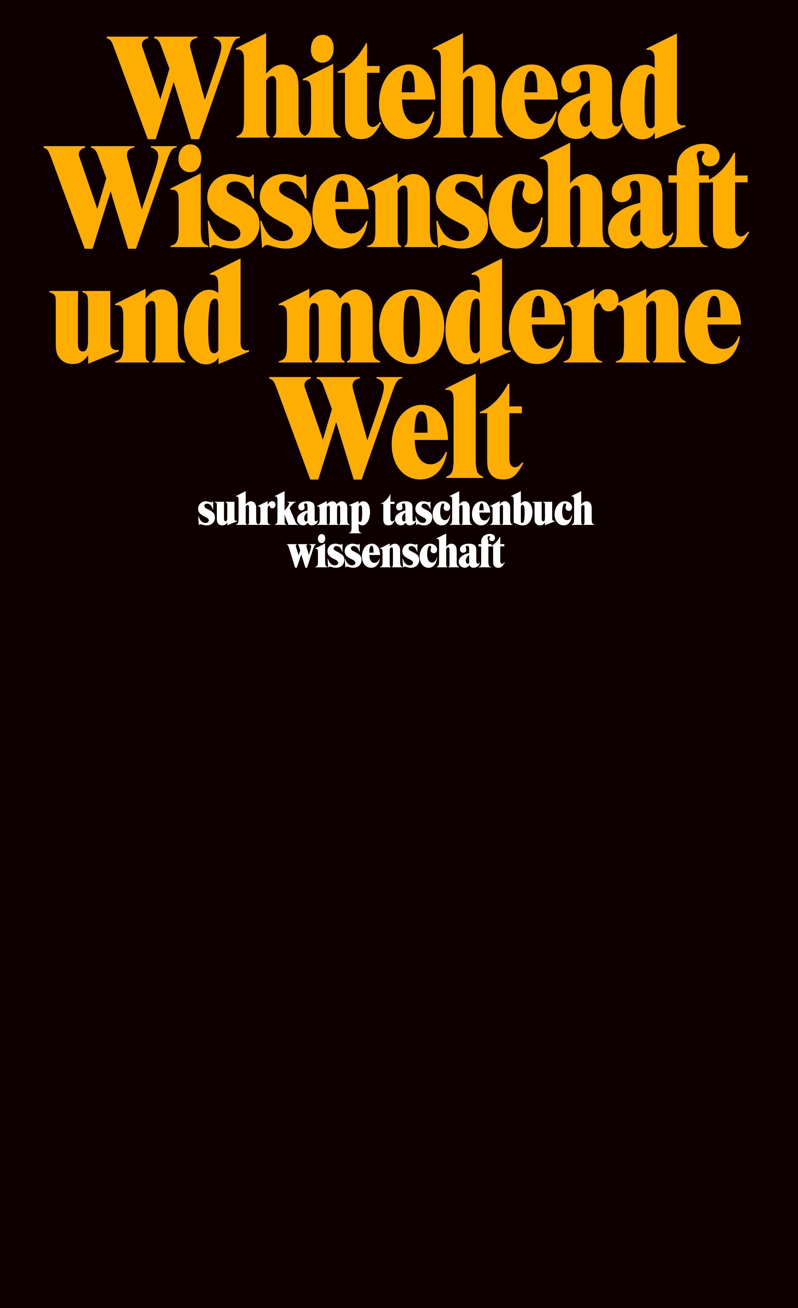 Vorderes Coverbild Wissenschaft und moderne Welt
