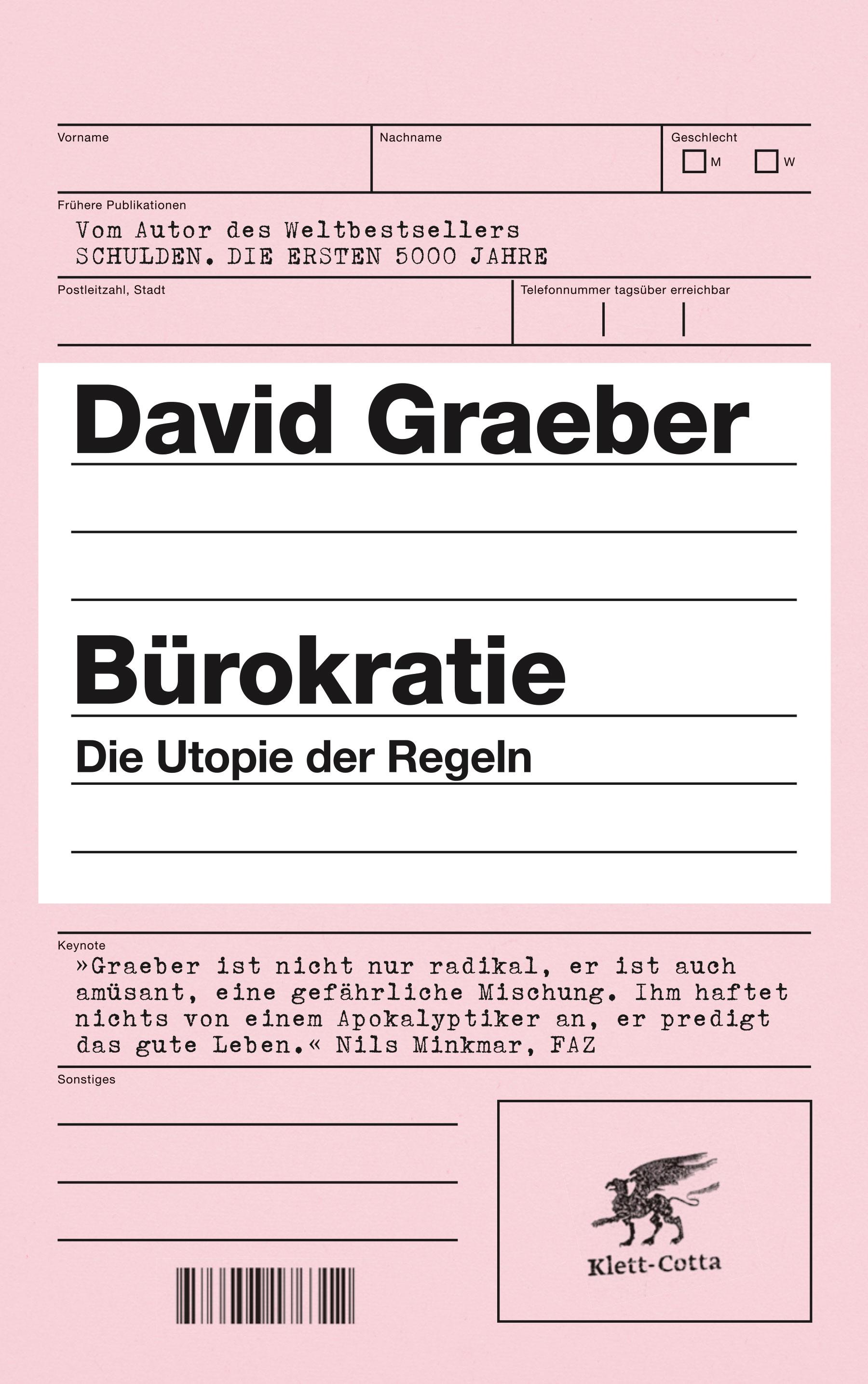Vorderes Coverbild Bürokratie