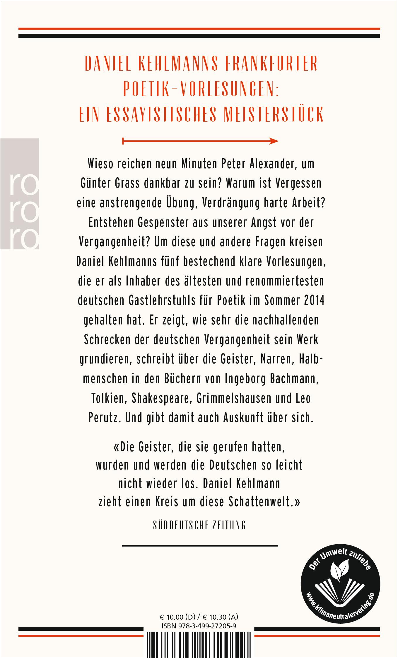 Rückseitencover Kommt, Geister