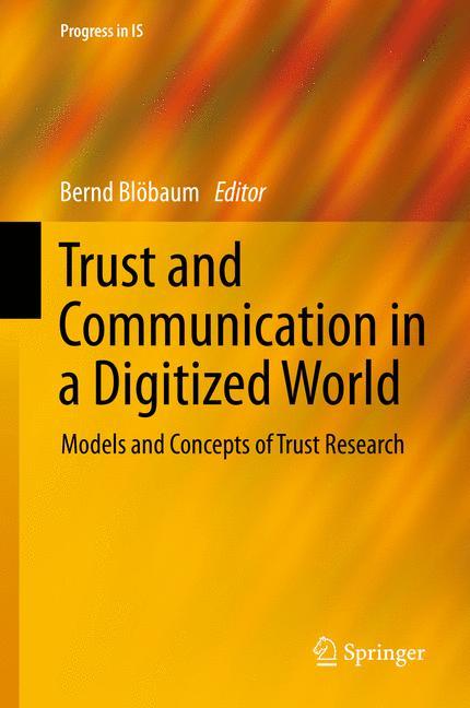 Vorderes Coverbild Trust and Communication in a Digitized World