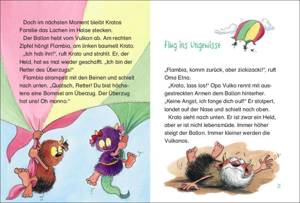 Beispielinhalt (Bild) Die Vulkanos geben Gas!