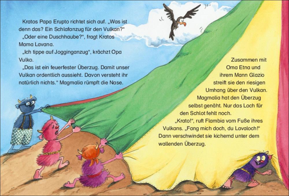 Beispielinhalt (Bild) Die Vulkanos geben Gas!