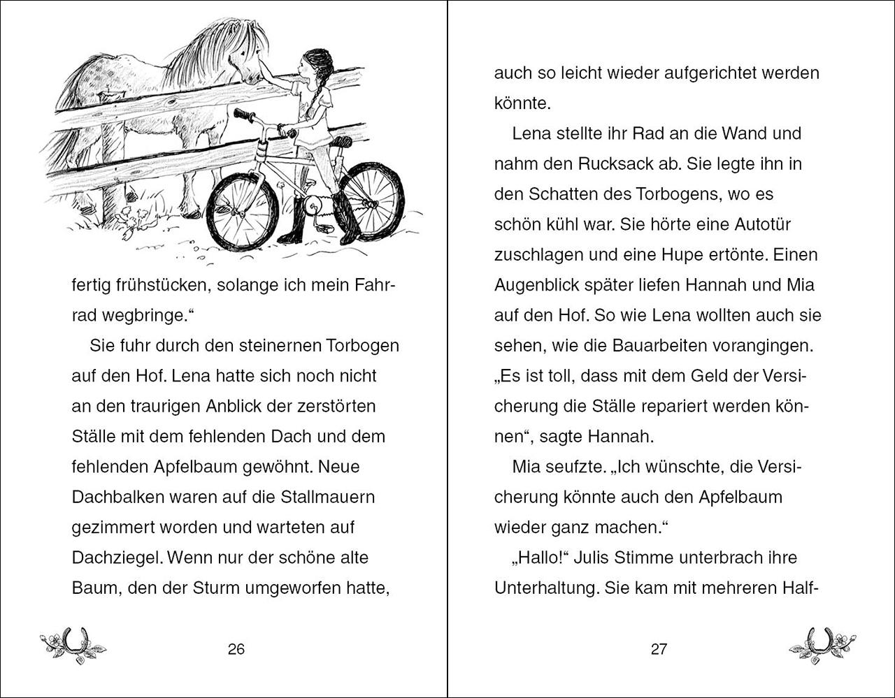 Beispielinhalt (Bild) Ponyhof Apfelblüte - Sternchen und ein Geheimnis