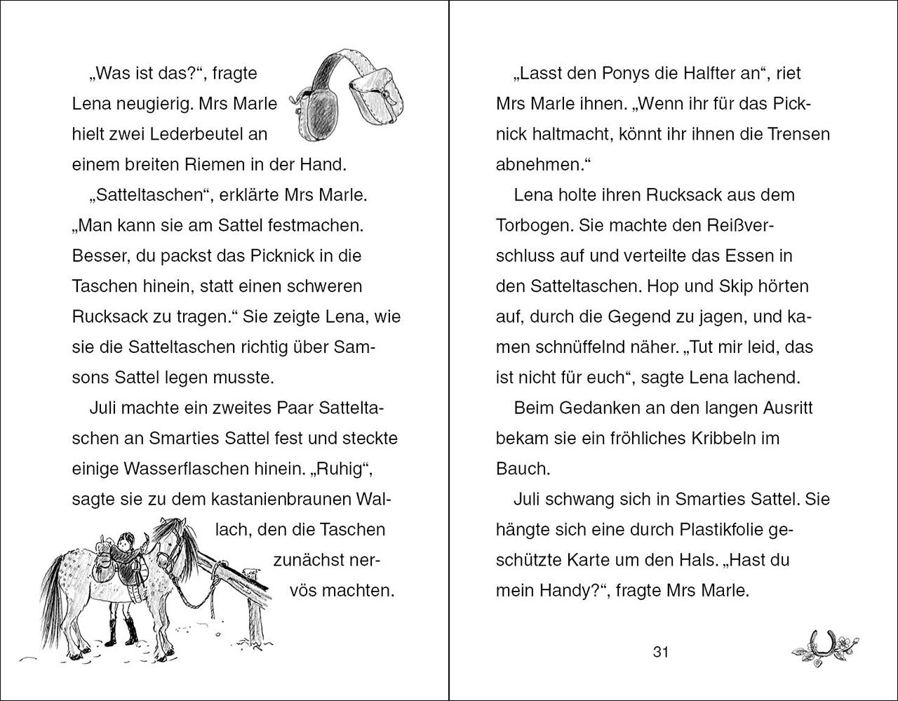 Beispielinhalt (Bild) Ponyhof Apfelblüte - Sternchen und ein Geheimnis