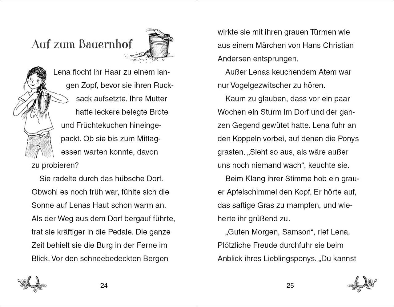 Beispielinhalt (Bild) Ponyhof Apfelblüte - Sternchen und ein Geheimnis