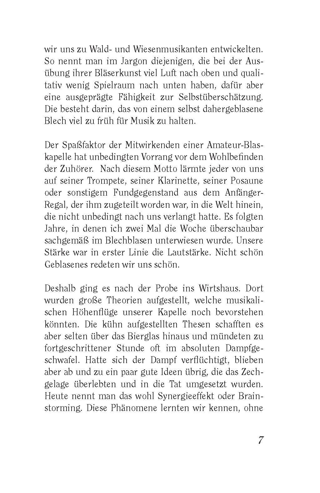 Beispielinhalt (Bild) Tusch eineinhalbmal