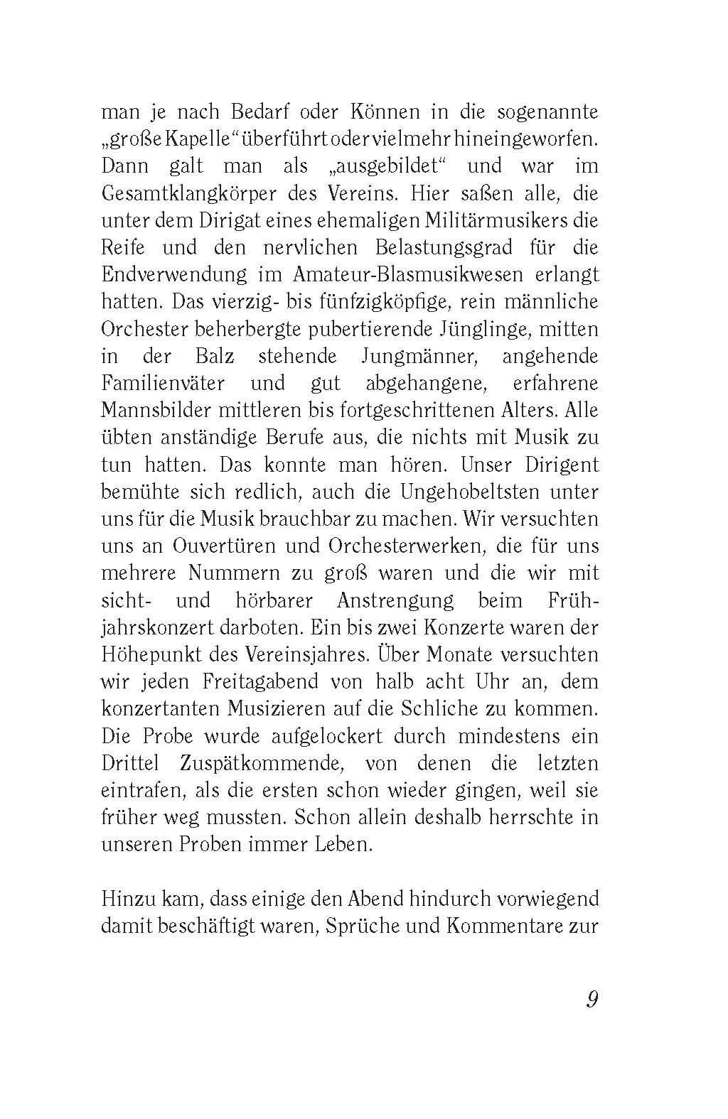 Beispielinhalt (Bild) Tusch eineinhalbmal